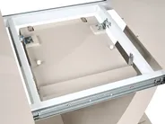 Ausziehbarer Esstisch MERRAN Hellbeige 160/200 cm 90 cm_1043780