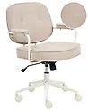 Schreibtischstuhl PARAMUS Bouclé Hellbeige
