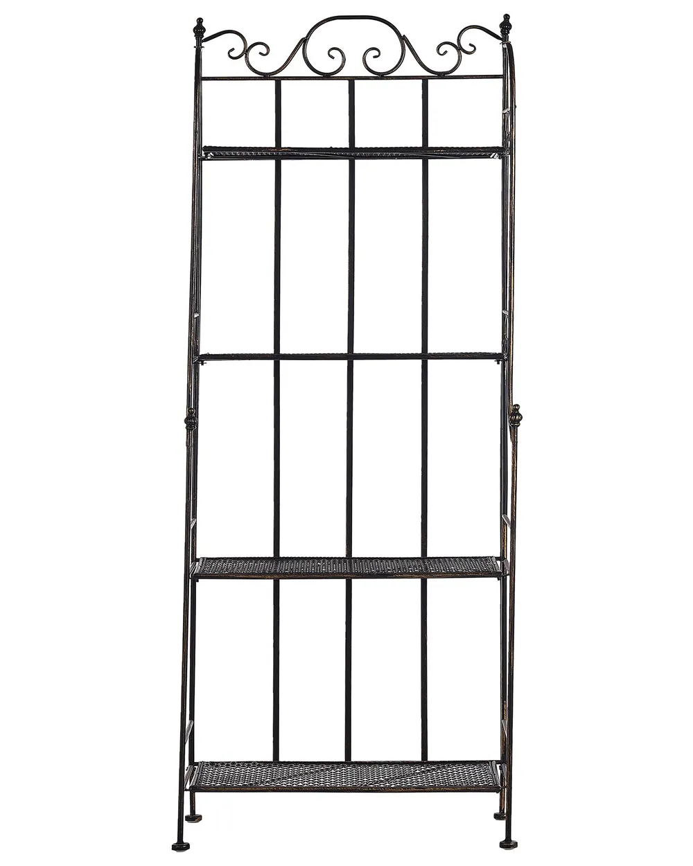 Regal ISERNIA 61 cm 155 cm Metall Schwarz_791364