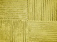 Lot de 2 coussins décoratifs MILLET 30 x 50 cm Velours côtelé Vert olive Motif géométrique_854709