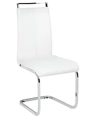 Set of 2 Faux Leather Dining Chairs White GREEDIN_1156876
