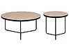 Couchtisch 2er Set MELODY Hellbraun