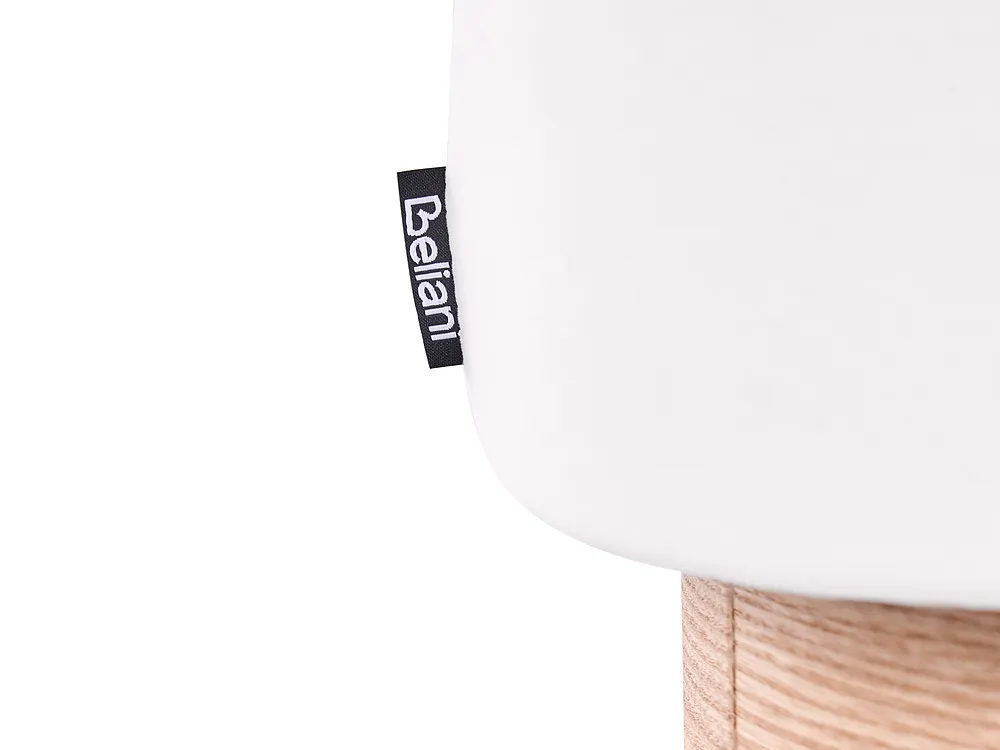 Pouf mit Stauraum OGDEN Samtstoff Cremeweiß_1200703