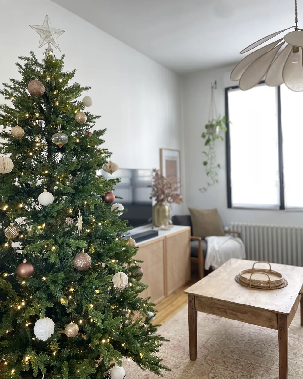 Künstlicher Weihnachtsbaum LED FIDDLE 210 cm Grün_915812