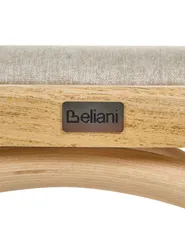 Set mit 2 Stühlen LYONS Holz Hellbraun / Beige_1090869