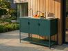Outdoor-Küchenschrank mit Spüle MAENZA Grün Metall