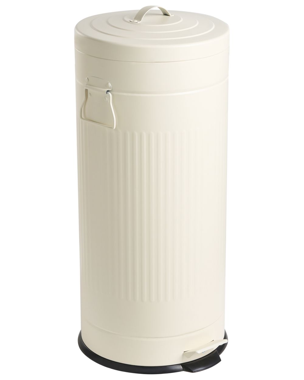 Pedal Waste Bin 30 L ECOAURA Metal Beige