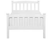 Bed Pine Wood GIVERNY 90 x 200 cm (EU Single) White_752685