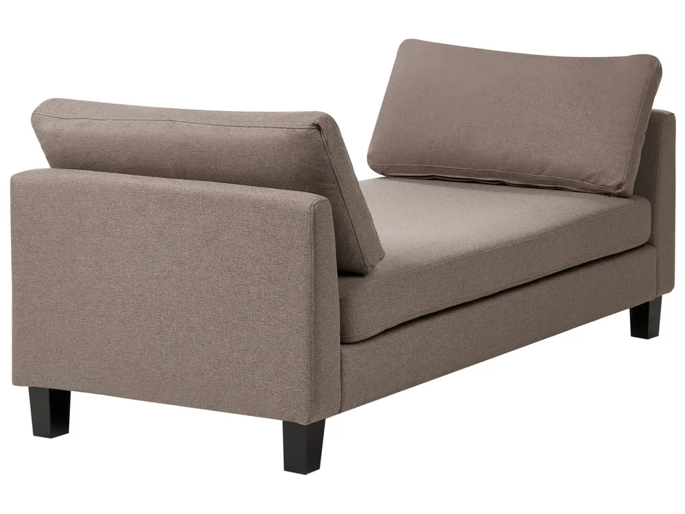 Chaiselongue ARCHIANE Stoff Taupe_1037445