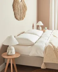Set of 2 Table Lamps ZEYI Ceramic White_898064