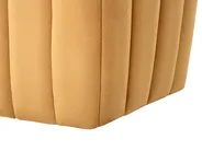 Pouf MURIETTA Samtstoff Senfgelb_765895