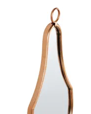 Wandkerzenhalter BAZARNES 45 cm Metall Gold_973419