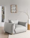 Sessel LUVOS Stoff Hellgrau