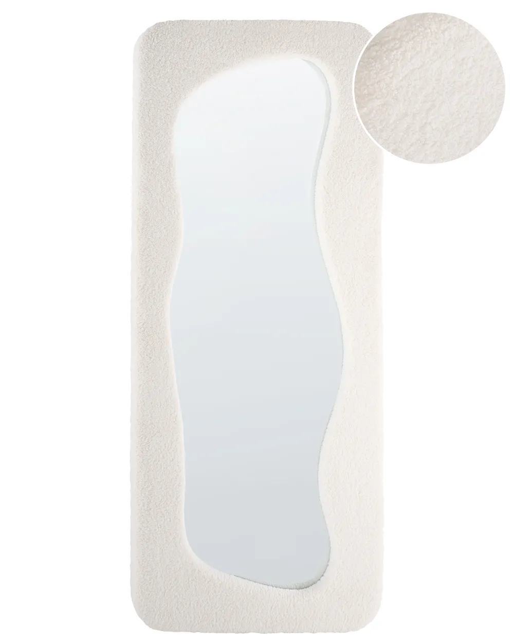 Wandspiegel QUIMPER 70 cm 170 cm Cremeweiß