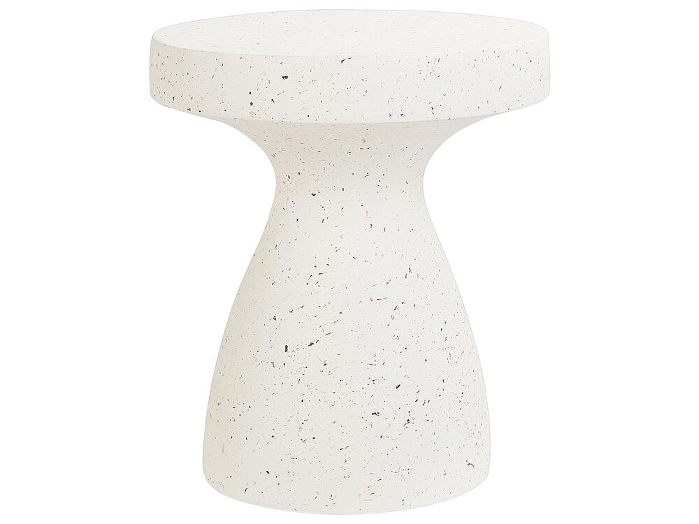 Stranični stol BIVIERE 39 cm 39 cm Efekt teraca Krem bijela