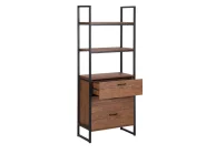 Shelving Unit TIFTON 158 cm Dark Brown_758769