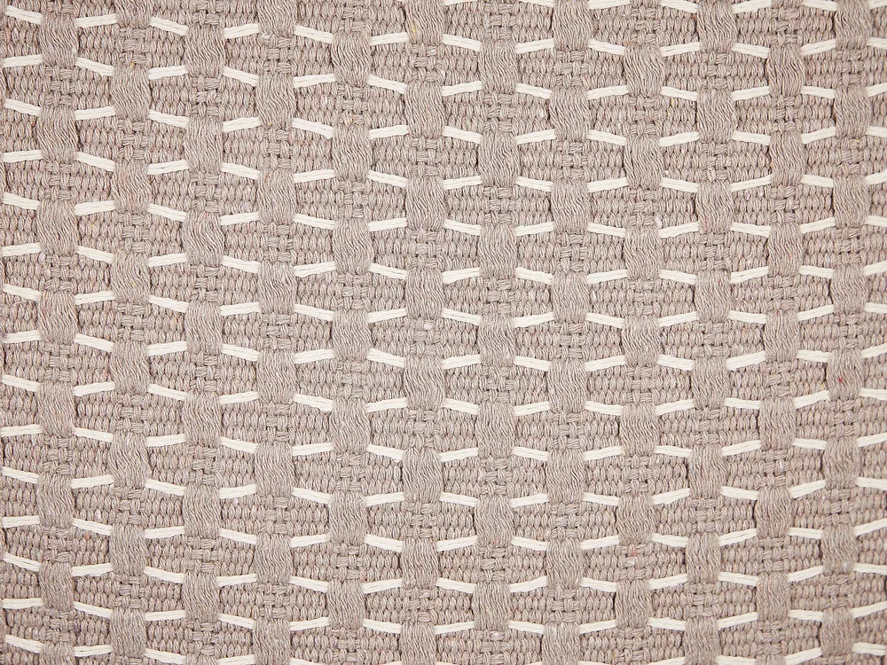 Dekokissen 2er Set HAKONE 45 x 25 cm Taupe Geometrisches Muster_856432
