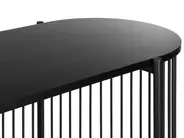 3 Tier Shelving Unit BIRSON 151 cm Black_1002516