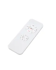 Ceiling Fan with Light LOUVET with Remote LED Black_1032213
