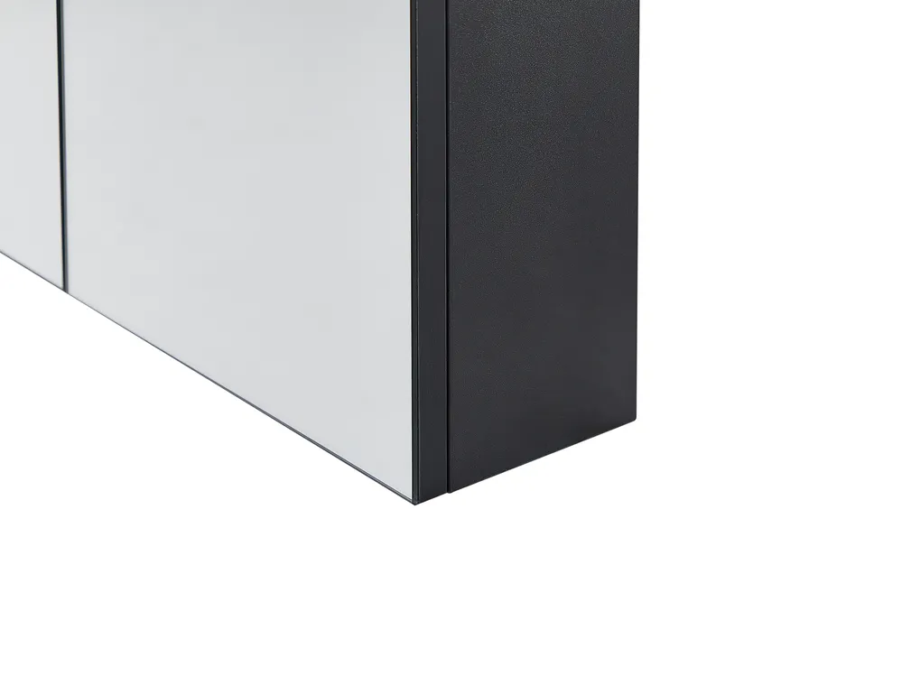 Bad-Spiegelschrank NAVARRA 60 cm 60 cm Schwarz_905858