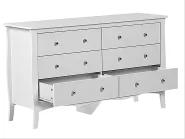 6 Drawer Chest WINCHESTER White_786290