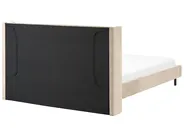 Bett mit Lattenrost Samtstoff VILLETTE 180 x 200 cm Beige_832598