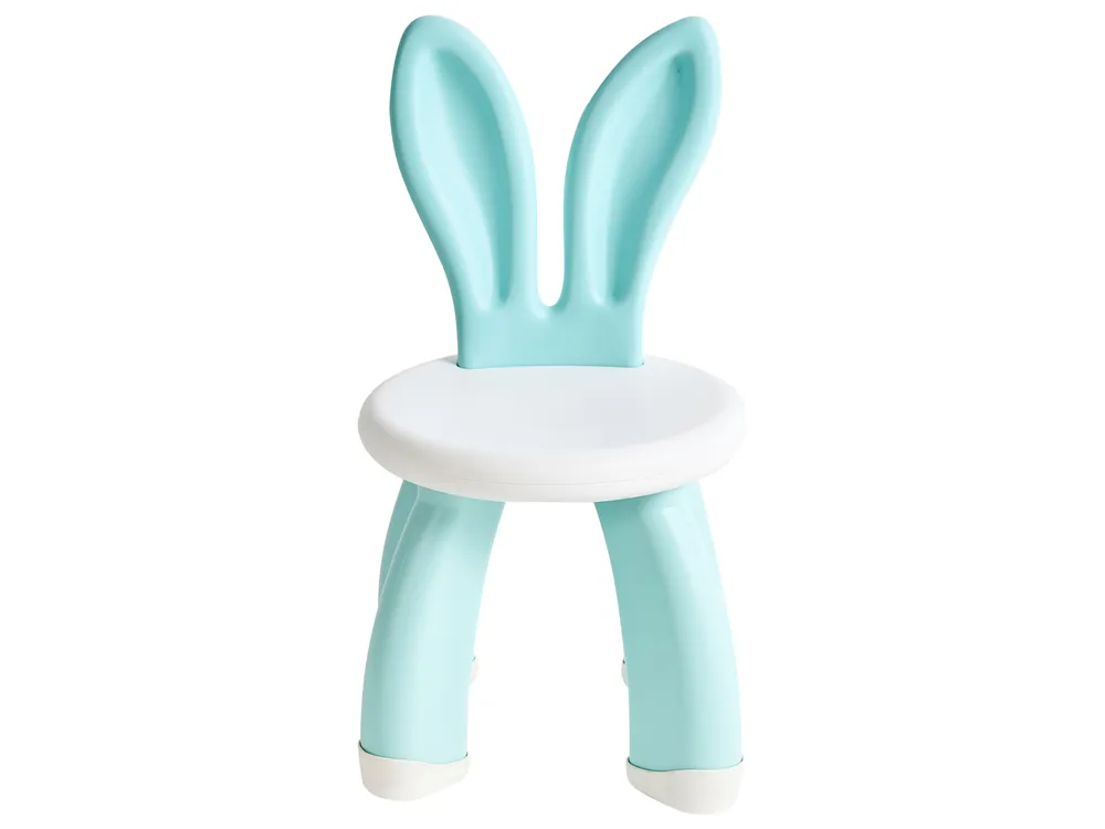 Kids Table with Chairs BUNYAN White/ Blue_1124345