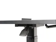 Laptoptisch manuell höhenverstellbar SCHOLA 70 cm 40 cm Schwarz_1015070