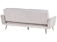 Sofa Bed 3 Seater VETTRE Velvet Light Beige_881018