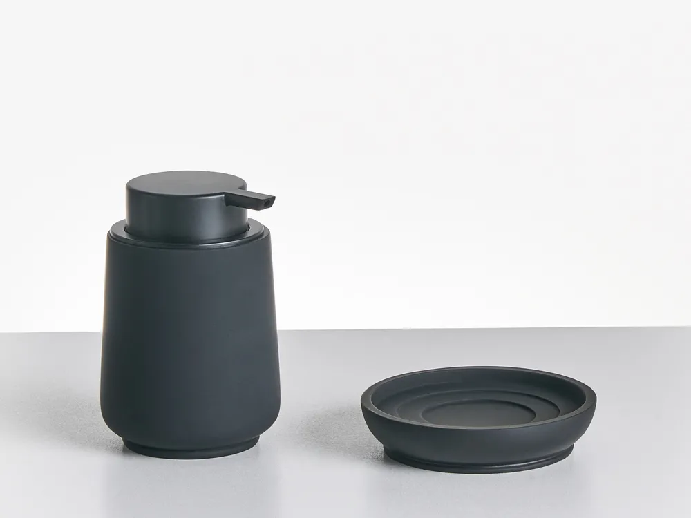 4-Piece Bathroom Accessories Set SUCHES Black_996527