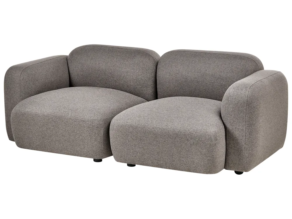 Sofa 3 Seater AFOSS Fabric Dark Grey_1012388