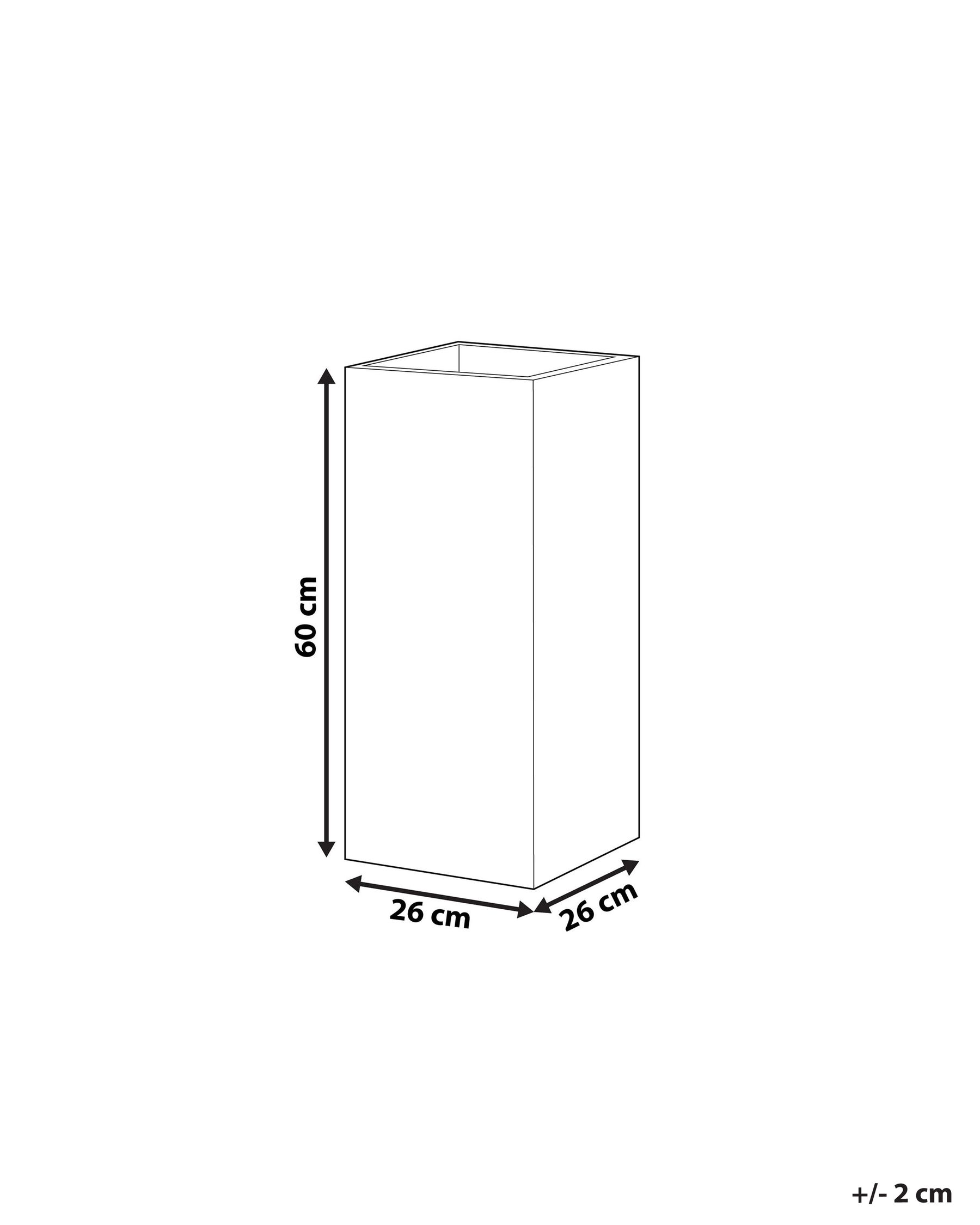 Plant Pot DION 26 cm Light Beige_782415