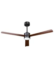 Ceiling Fan with Light JEREMY with Remote LED Brown_1032069