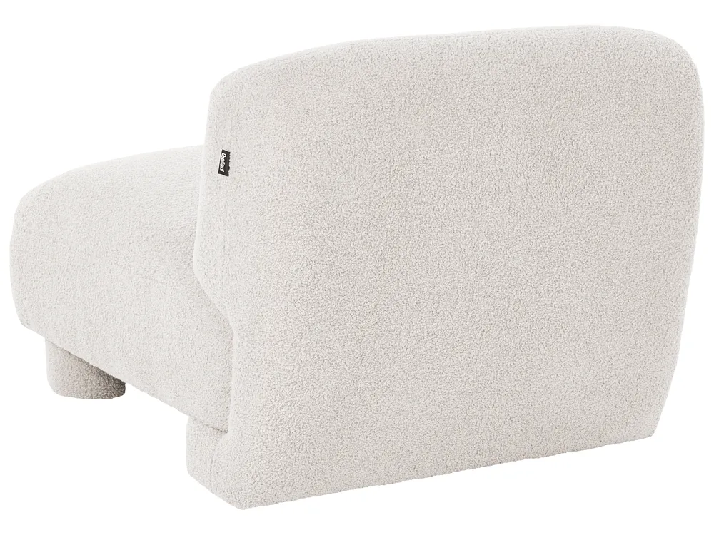 Modulsofa Set 4-Sitzer MJALBI mit Ottomane Bouclé Cremeweiß_1075191