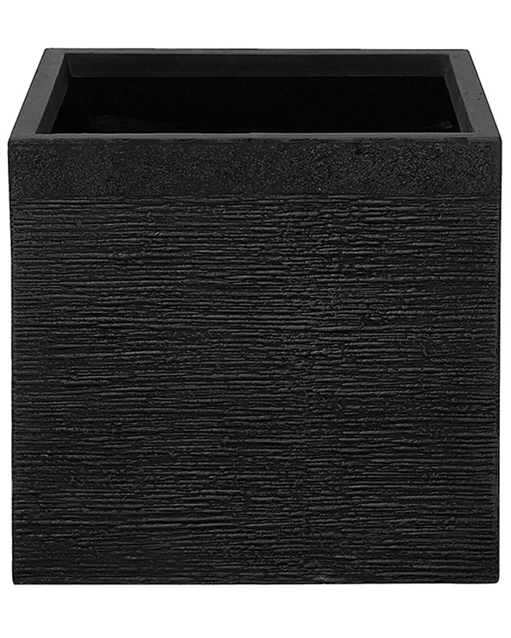 Blumenkübel PAROS 40 cm Schwarz