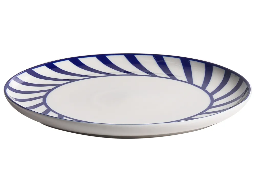 Tafelservice 24-teilig SHISO Porzellan Weiß / Blau_1064160