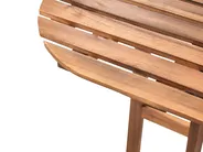 Outdoor Bistrotisch OSIGO 44 cm 70 cm Akazienholz Braun_986956
