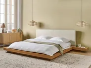 Wasserbett Bouclé ZEN 180 x 200 cm Naturfarbene Esche_931258