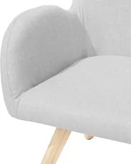 Sessel BJARN Stoff Hellgrau_546933