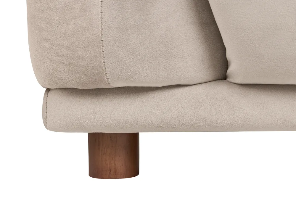 Living Room Set 5 Seater JUBEK Velvet Taupe_1077931