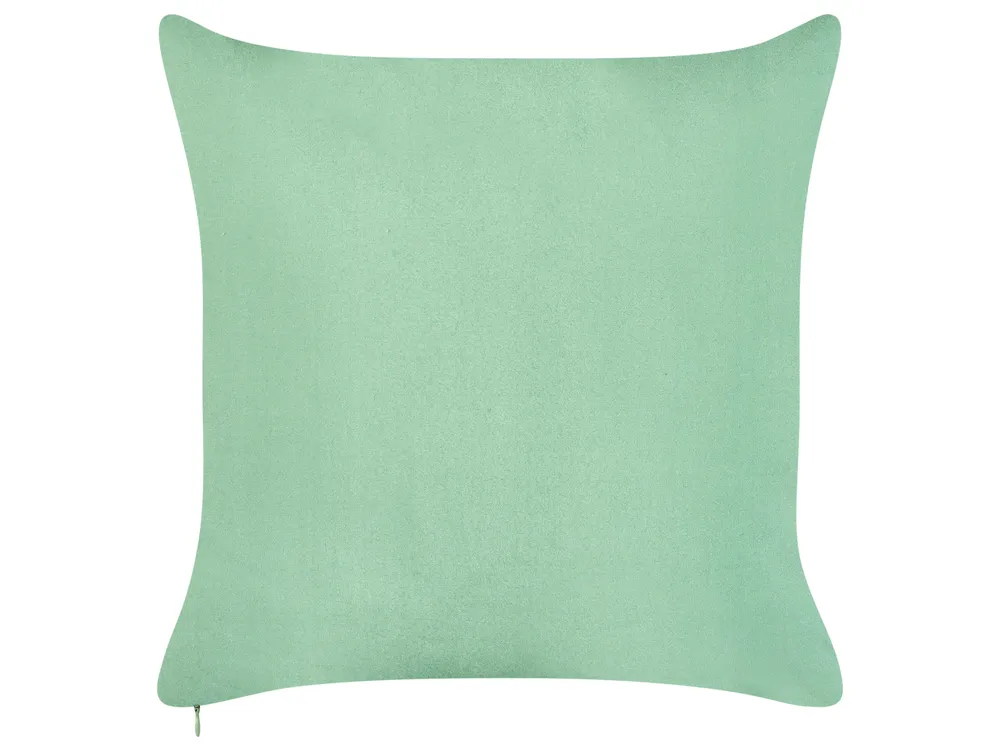 Gartenkissen 2er Set FLYLEAF Pflanzenmuster 45 x 45 cm Grün_976622