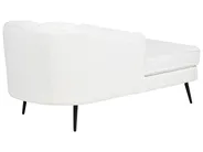 Rechtszijdige chaise longue ALLIER Bouclé Gebroken wit_879194