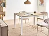 Esstisch MANN Braun / Weiß 120 cm 80 cm