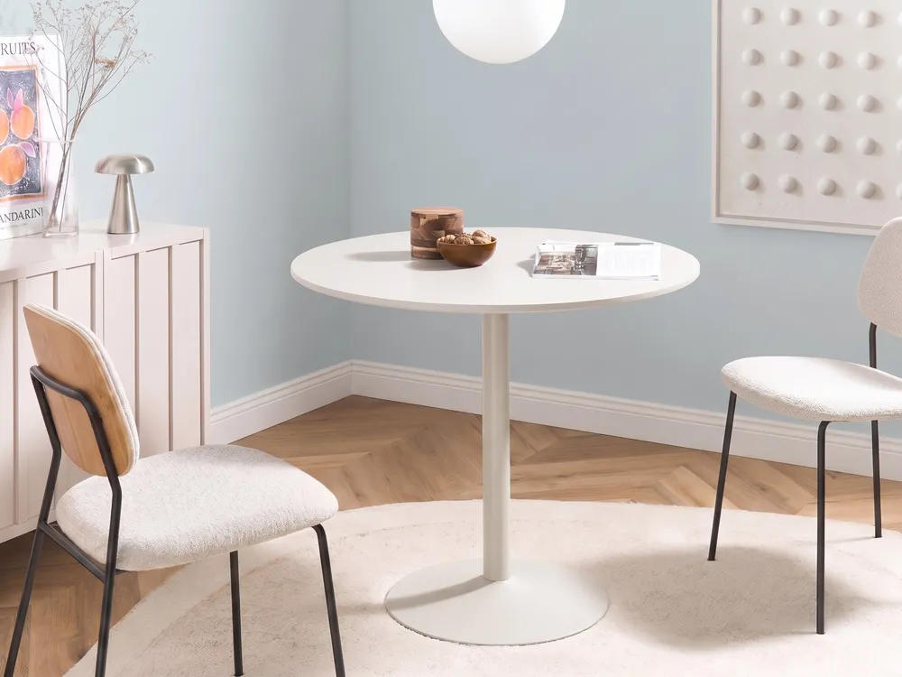 Esstisch TINO Hellbeige 90 cm 90 cm