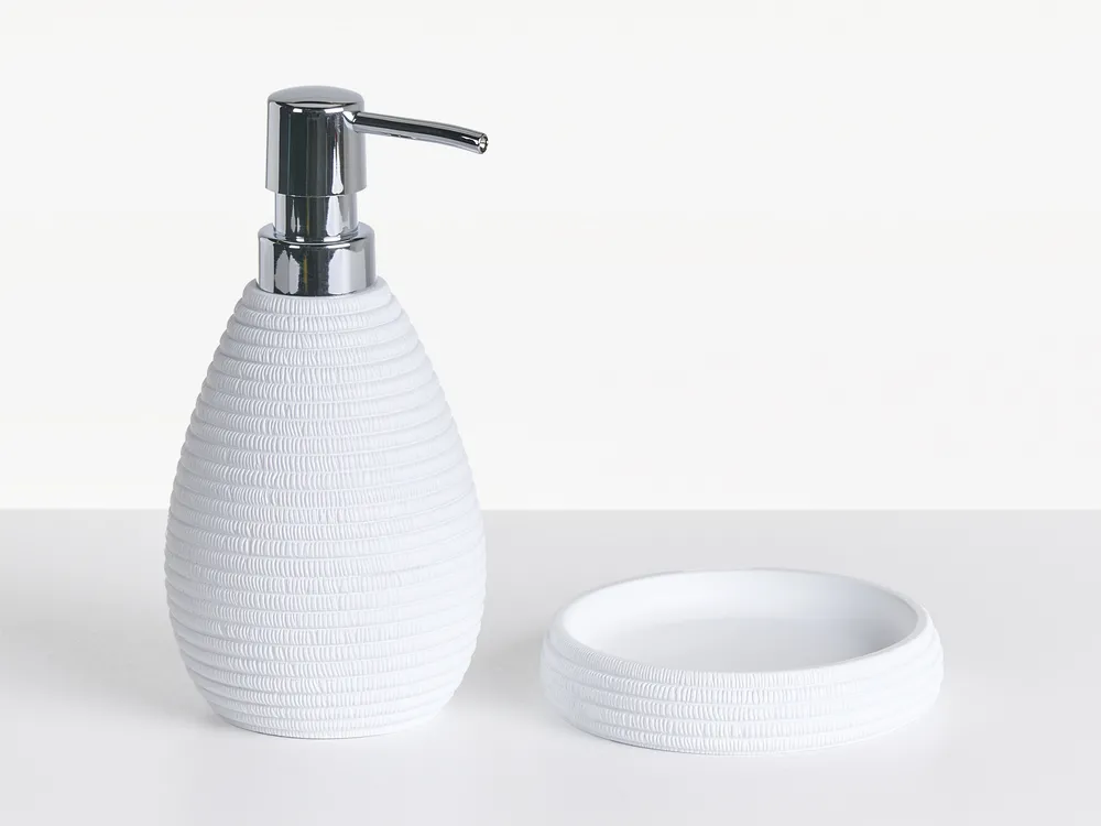 Badaccessoires Set 5-teilig QUILA Weiß_996495