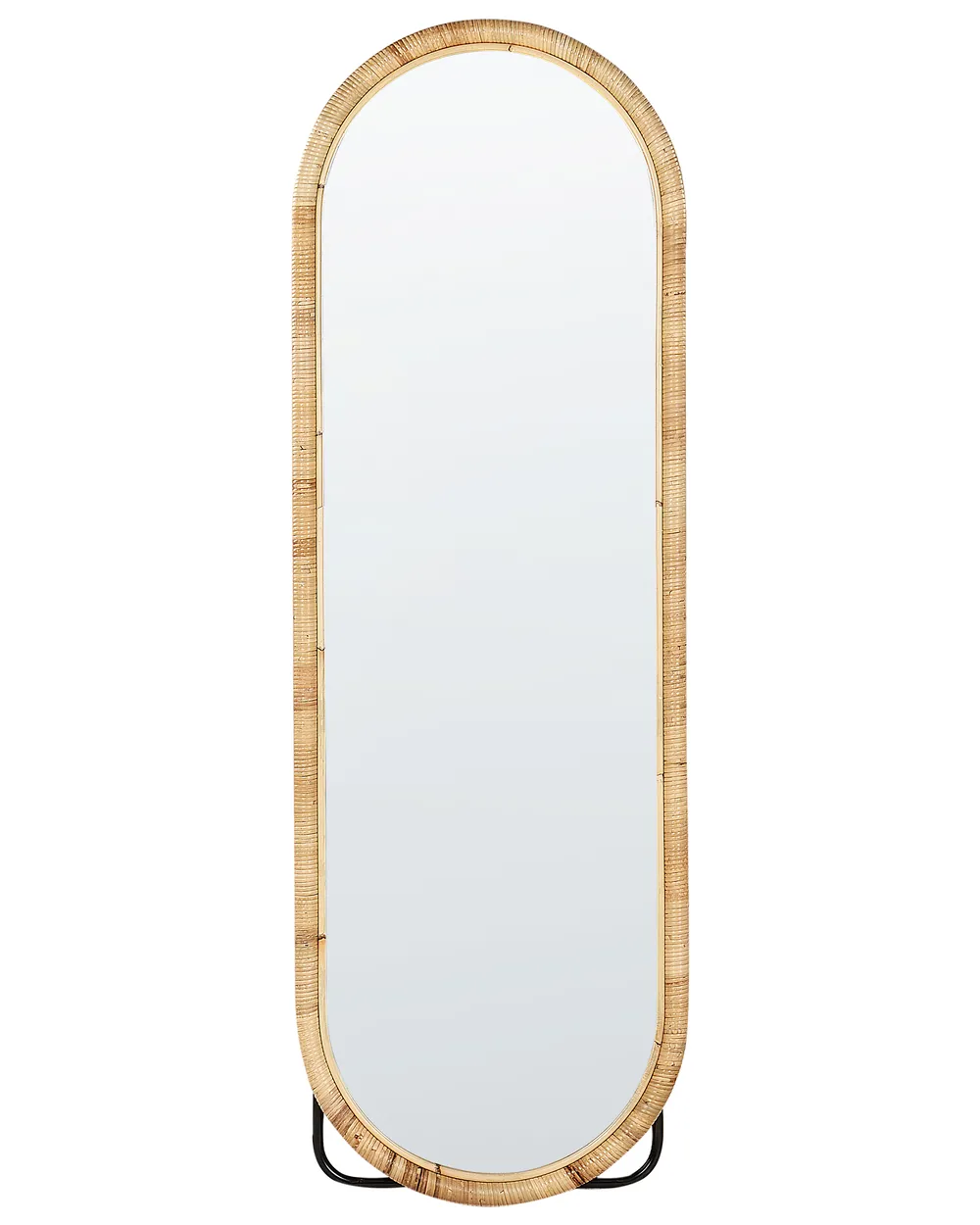 Standing Mirror MONTOT 150 cm Rattan Natural_938857