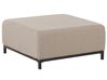 Ottomane ROVIGO Stoff Beige
