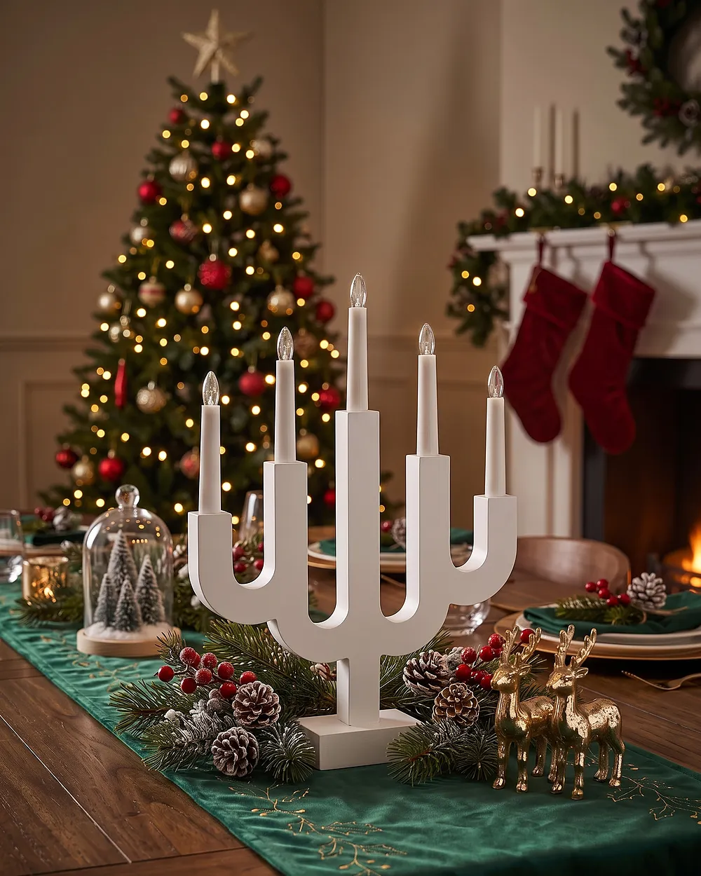 Christmas Decoration LED BJORKAN 42 cm White_1161634