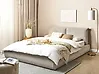 Wasserbett Cord VINAY 160 x 200 cm Taupe
