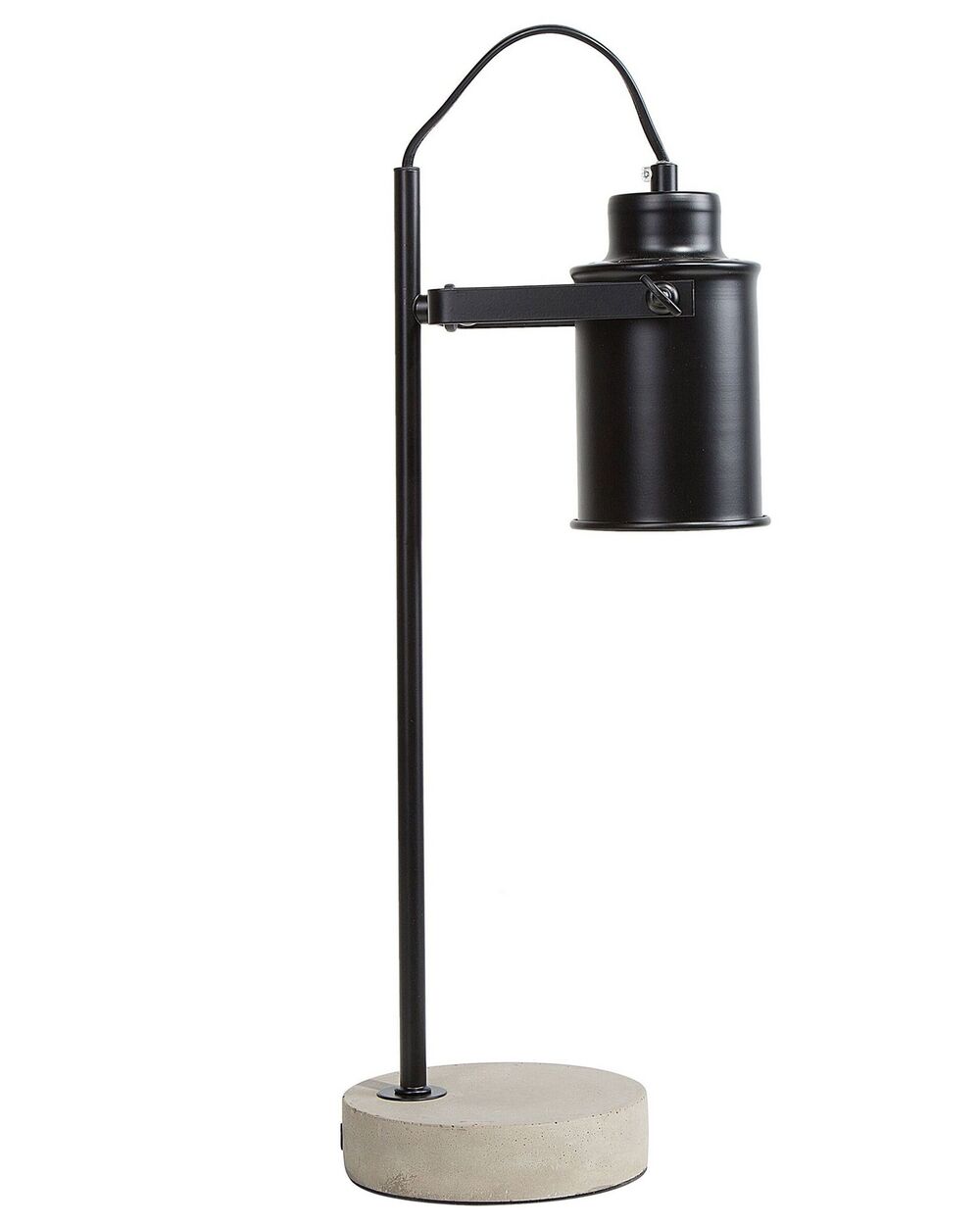 Stolna lampa MUNDAKA Podesiv Metal Crni